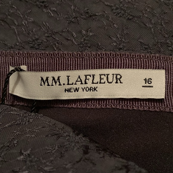 MM LaFleur The Makeba Vine Jacquard Gray A-Line Skirt NWT - Picture 6 of 9